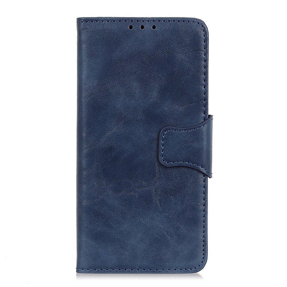 Samsung Galaxy A20S Neutral Leather Wallet Case Blue