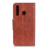 Samsung Galaxy A20S Neutral Leather Wallet Case Brown Brown