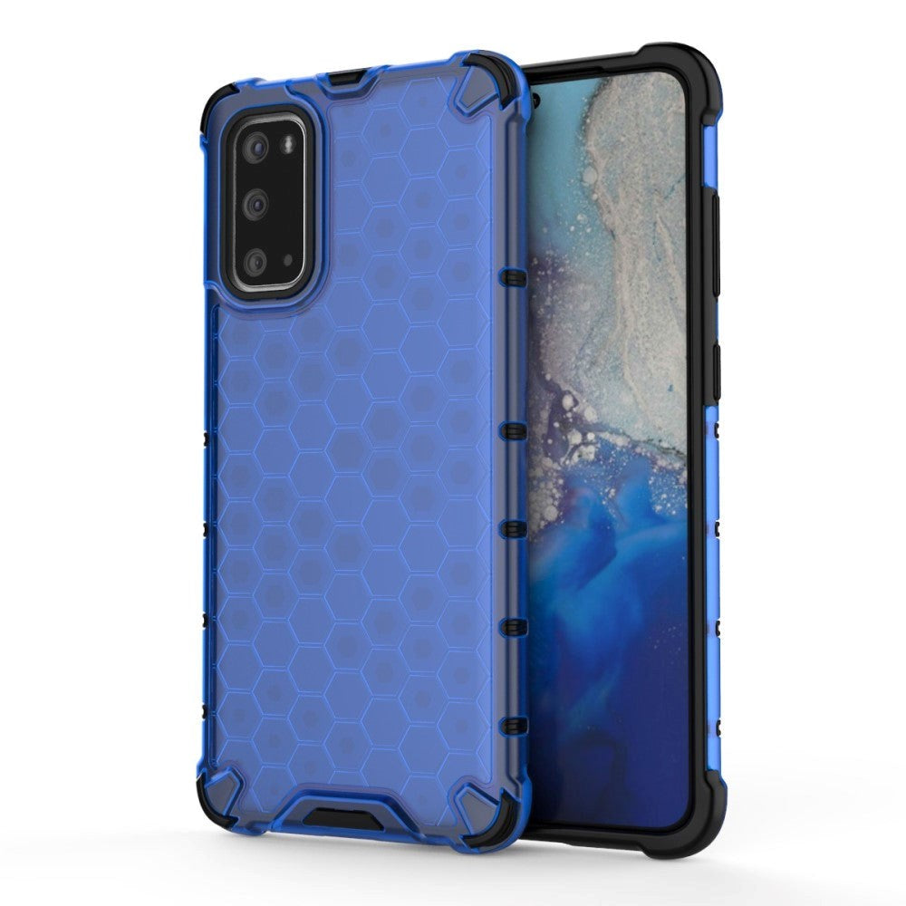 Samsung Galaxy S20 Honeycomb Pattern Case - Blue