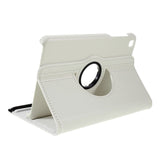 Samsung Galaxy Tab A 8.4 (2020) Litchi Fodral med 306 Graders Stativfunktion - Vit