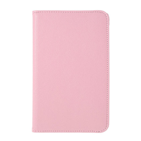 Samsung Galaxy Tab A 8.4 (2020) Litchi Fodral med 306 Graders Stativfunktion - Rosa