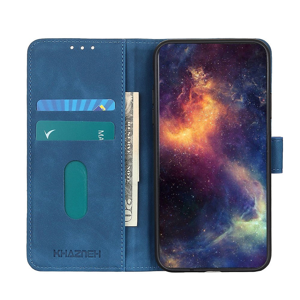 Samsung Galaxy S20 FE / S20 FE (5G) KHAZNEH Retro Leather Wallet Case - Blue