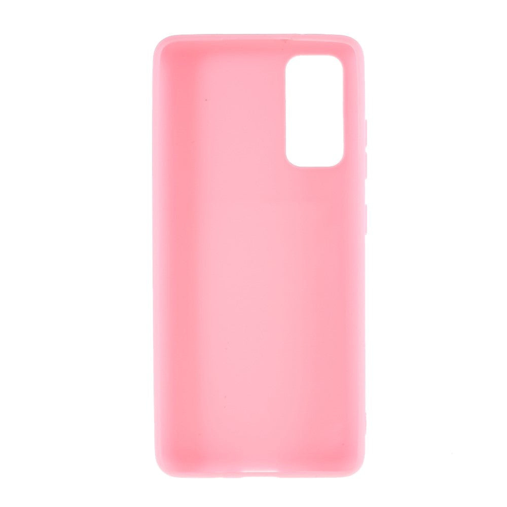 Samsung Galaxy S20 Fe / S20 Fe (5G) Flexibel matt plastskal - rosa