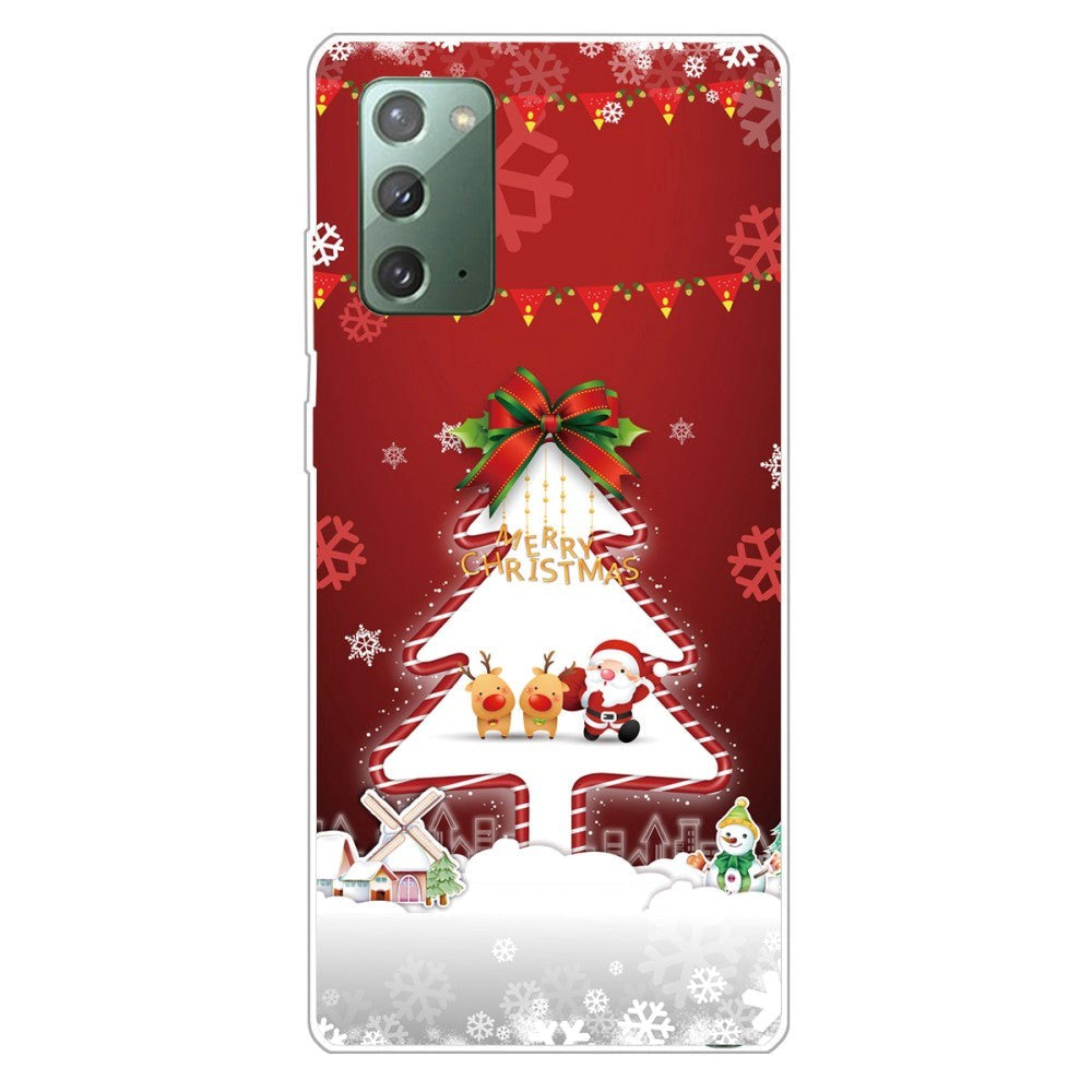 Samsung Galaxy Note 20 Flexibel plast Skal med Jul-tema - Snowscape