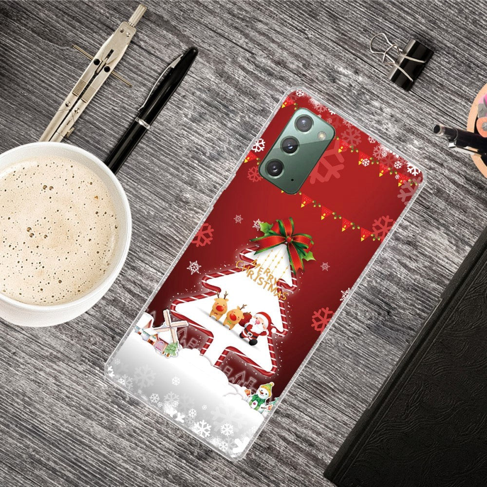 Samsung Galaxy Note 20 Flexibel plast Skal med Jul-tema - Snowscape