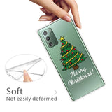 Samsung Galaxy Note 20 Flexibel plast Skal med Jul-tema - julgran