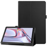Samsung Galaxy Tab A7 10.4" (2022/2020) EIDERWOOD Litchi Surfplatta Fodral med Stativfunktion - Svart