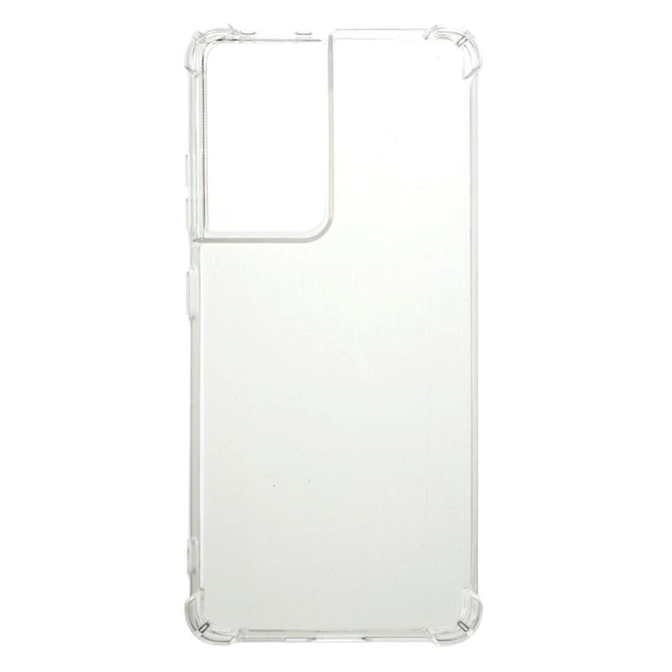 Samsung Galaxy S21 Ultra Drop-proof Skal Flexibel Plast - Transparent