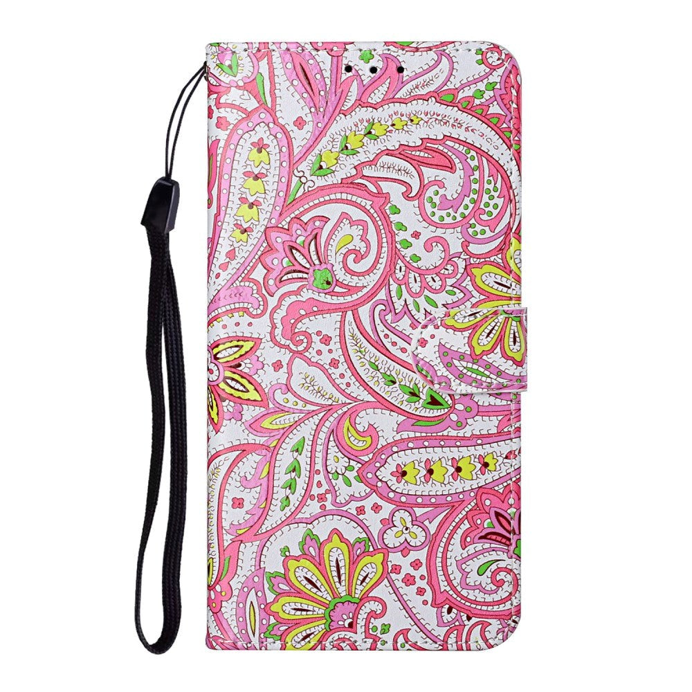 Samsung Galaxy S21+ (plus) Plånboksfodral med Rem - Paisley Flower