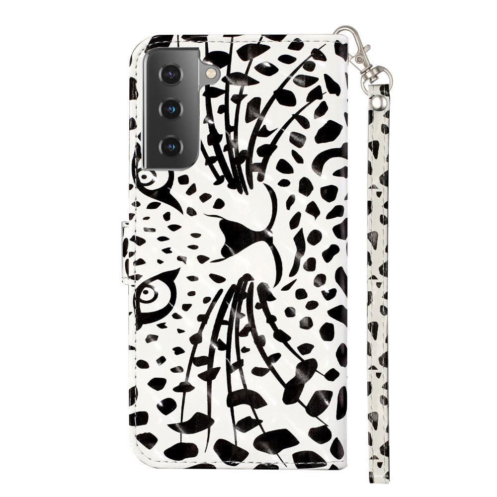 Samsung Galaxy S21+ (plus) Light Spot Plånboksfodral - Leopard