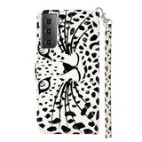 Samsung Galaxy S21+ (plus) Light Spot Plånboksfodral - Leopard