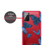 Samsung Galaxy A02S Flexibelt plastskal - fjärilar tryck