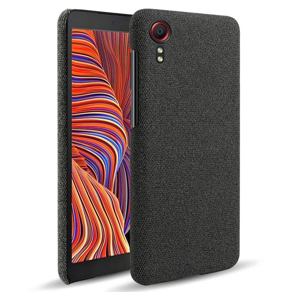 EIDERWOOD Samsung Galaxy Xcover 5 Tygbelagt Plast Skal - Svart