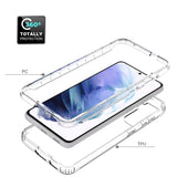 Samsung Galaxy S21 2-i-1 Gradient Skal Flexibel Plast - Transparent