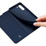 Samsung Galaxy S21 FE (5G) DUX DUCIS Skin Pro Series Thin Wallet Plånboksfodral - Blå