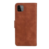 EIDERWOOD Samsung Galaxy A22 (5G) Konstläder Flip Fodral m. Korthållare & Ställfunktion - Brun