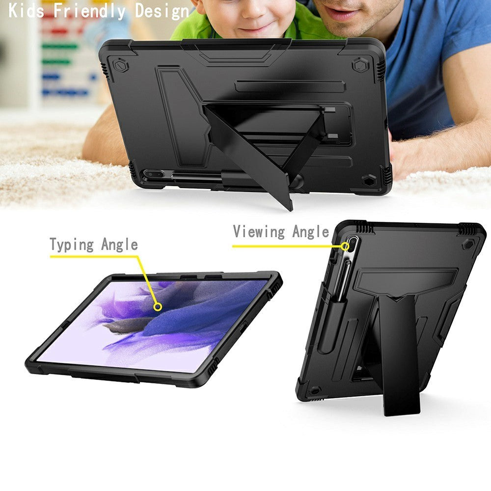 Samsung Galaxy Tab S7 Fe Tough Case m. Stativfunktion - Svart