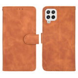 EIDERWOOD Samsung Galaxy A22 (4G) Konstläder Flip Fodral m. Korthållare & Ställfunktion - Brun