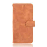 EIDERWOOD Samsung Galaxy A22 (4G) Konstläder Flip Fodral m. Korthållare & Ställfunktion - Brun