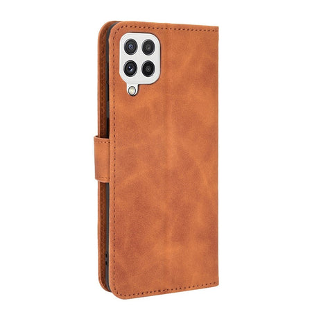 EIDERWOOD Samsung Galaxy A22 (4G) Konstläder Flip Fodral m. Korthållare & Ställfunktion - Brun