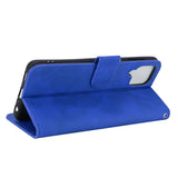 EIDERWOOD Samsung Galaxy A22 (4G) Konstläder Flip Fodral m. Korthållare & Ställfunktion - Blå