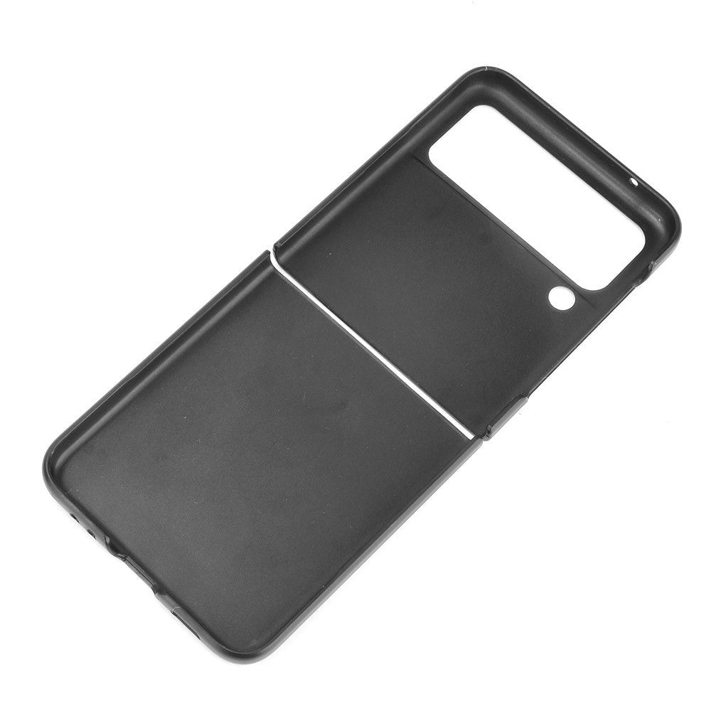 Samsung Galaxy Z Flip3 (5G) Simple Case m. Läderstöd - Svart