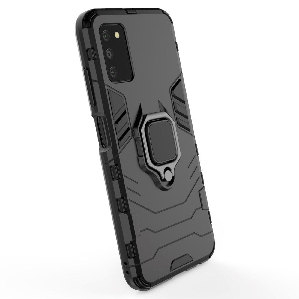 Samsung Galaxy A03S Tough Case m. Magnetisk Stativfunktion - Svart