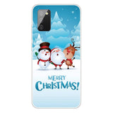 Samsung Galaxy A03S flexibel plast julfodral - God jul - Santa & Friends