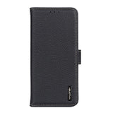 Samsung Galaxy A03S KHAZNEH Leather Wallet Case - Svart