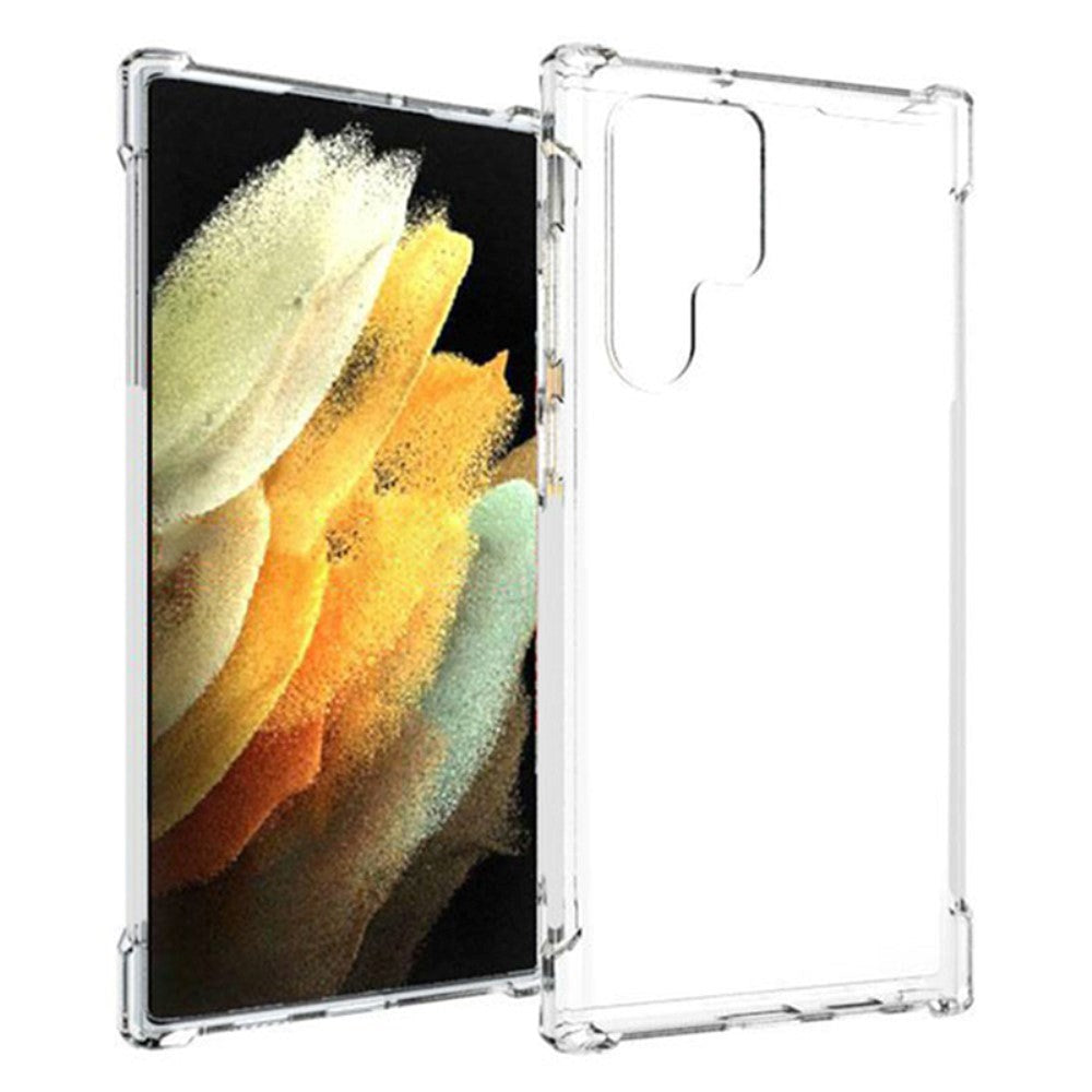 Samsung Galaxy S22 Ultra Shock-Proof Skal Plast - Transparent