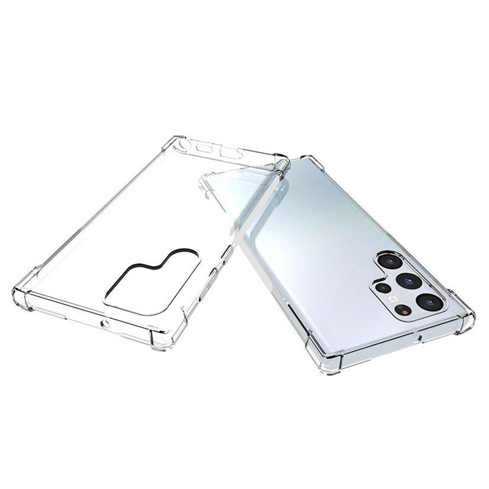 Samsung Galaxy S22 Ultra Shock-Proof Skal Plast - Transparent