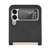 EIDERWOOD Samsung Galaxy Z Flip3 (5G) Konstläder Skal - Korthållare - Svart