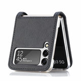 EIDERWOOD Samsung Galaxy Z Flip3 (5G) Konstläder Skal - Korthållare - Svart