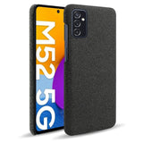 Samsung Galaxy M52 (5G) Ultra KSQ Fabric Plastic Case - Svart