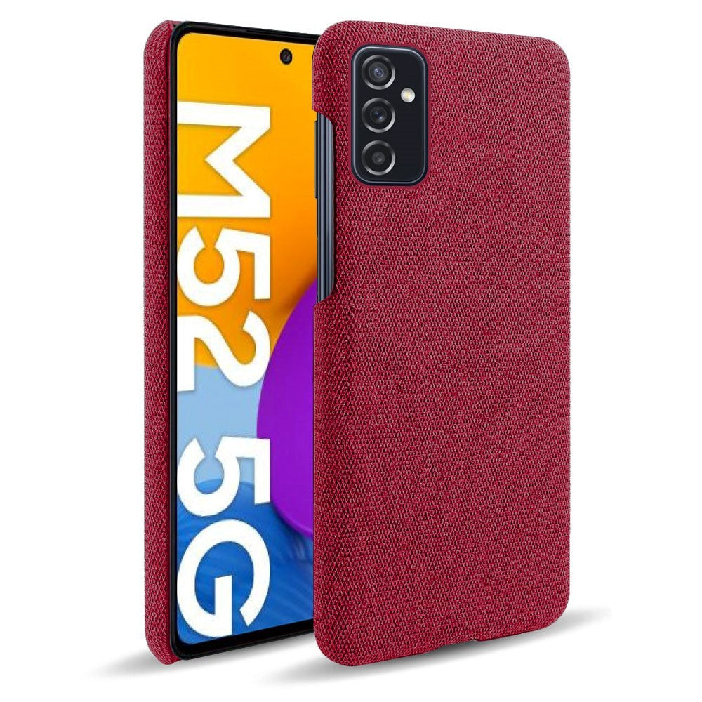 Samsung Galaxy M52 (5G) Ultra KSQ -tygplastskal - Röd