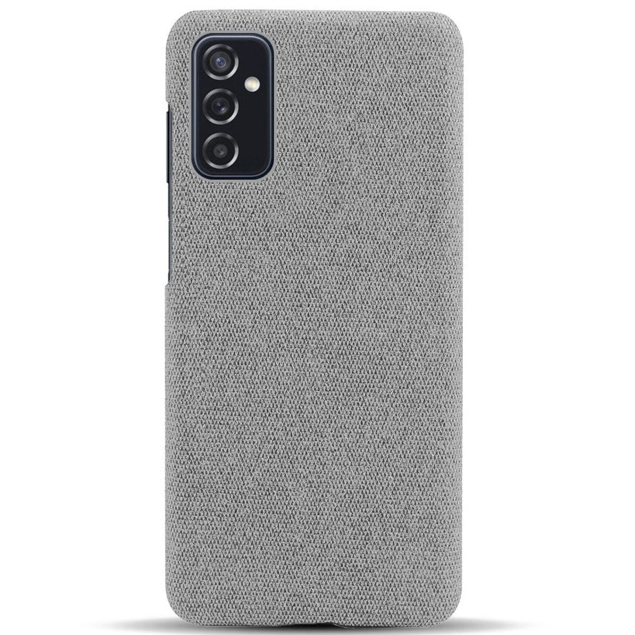 Samsung Galaxy M52 (5G) Ultra KSQ Fabric Plastic Case - Grey