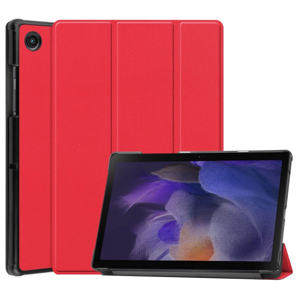 Samsung Galaxy Tab A8 10.5" Tri-Fold Fodral - Röd