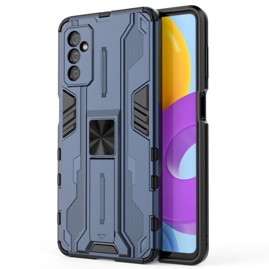 Samsung Galaxy M52 (5G) Tough Case m. Stativfunktion - blå