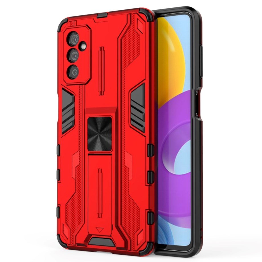 Samsung Galaxy M52 (5G) Tough Case m. Stativfunktion - Röd