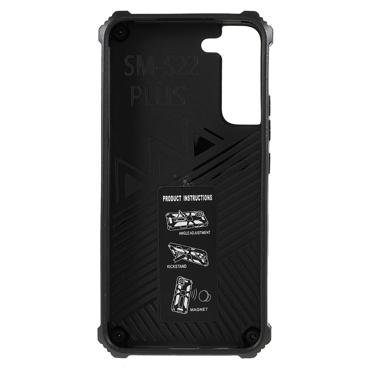 EIDERWOOD Samsung Galaxy S22 Plus Hantverkar Skal m. Kickstand - Silver