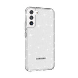 Samsung Galaxy S22 Hybridplast Skal - Transparent / Glitter