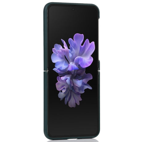 EIDERWOOD Samsung Galaxy Z Flip3 (5G) Hård Plast Skal m. Kickstand - Grön