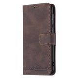 Samsung Galaxy A73 (5G) Binfen Soft Leather Wallet Case - Exteriör Magnet Flap - Brown