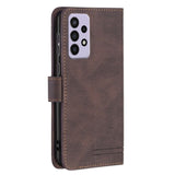 Samsung Galaxy A73 (5G) Binfen Soft Leather Wallet Case - Exteriör Magnet Flap - Brown