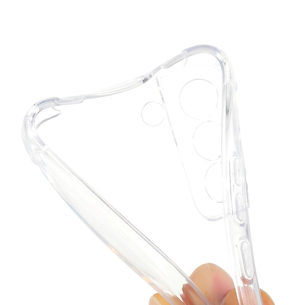 Samsung Galaxy S22 Skal Flexibel Plast med Rem - Transparent