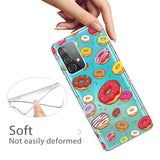 Samsung Galaxy A23 / A23 (5G) Flexibelt Plastskal Transparent med tryck - Donut