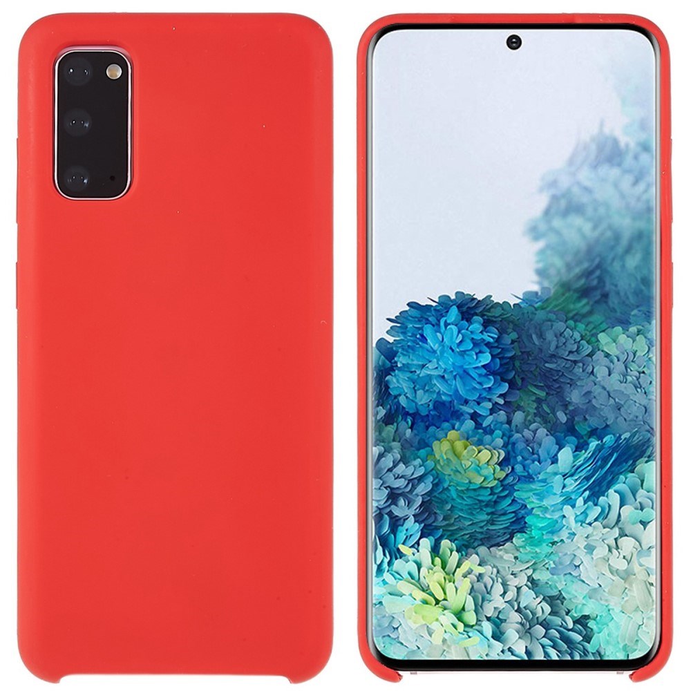 EIDERWOOD Samsung Galaxy S20 Fodrat Silikon Skal - Röd