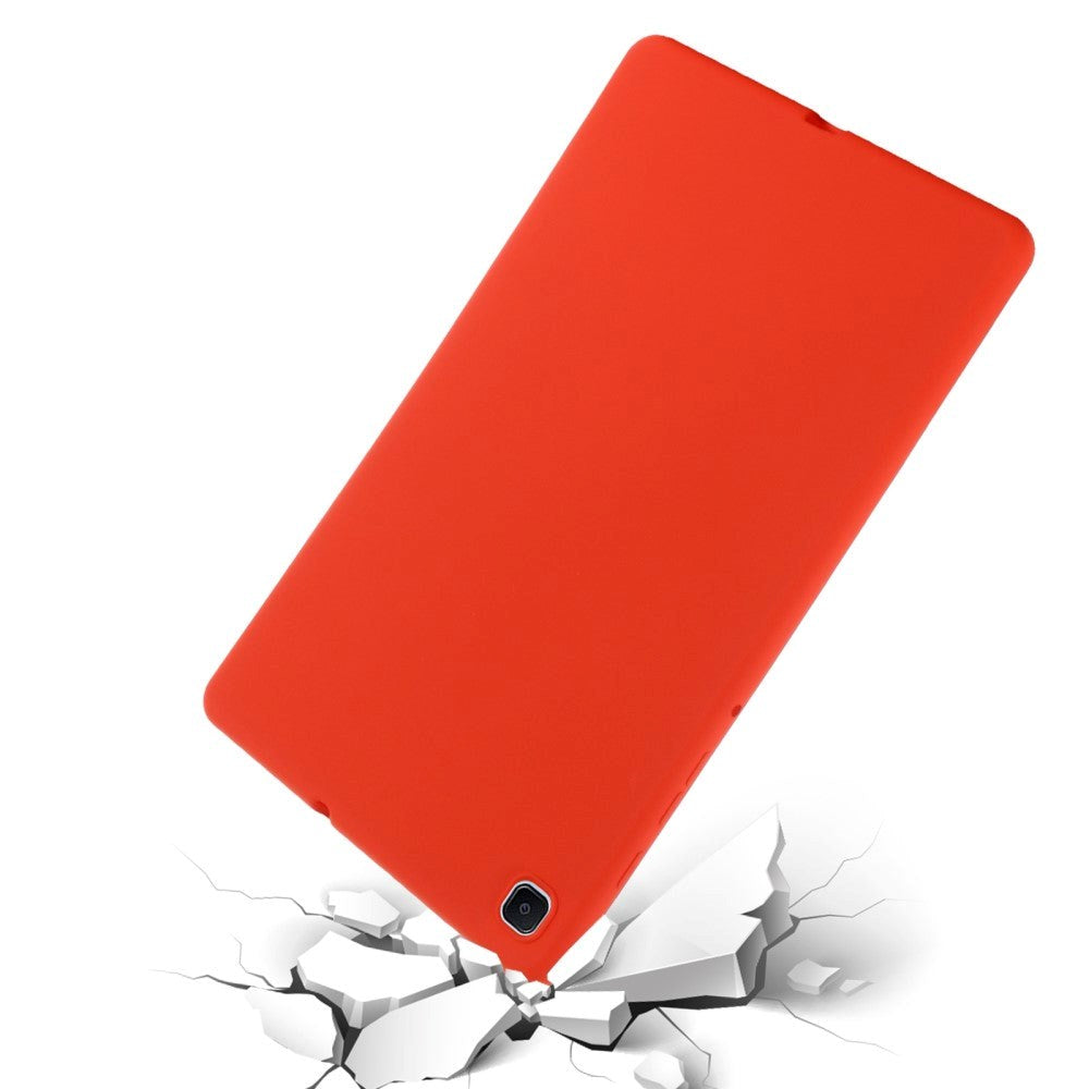 Samsung Galaxy Tab S6 Lite (2020-2024) Liquid Silicone Suffsecture Case - Red