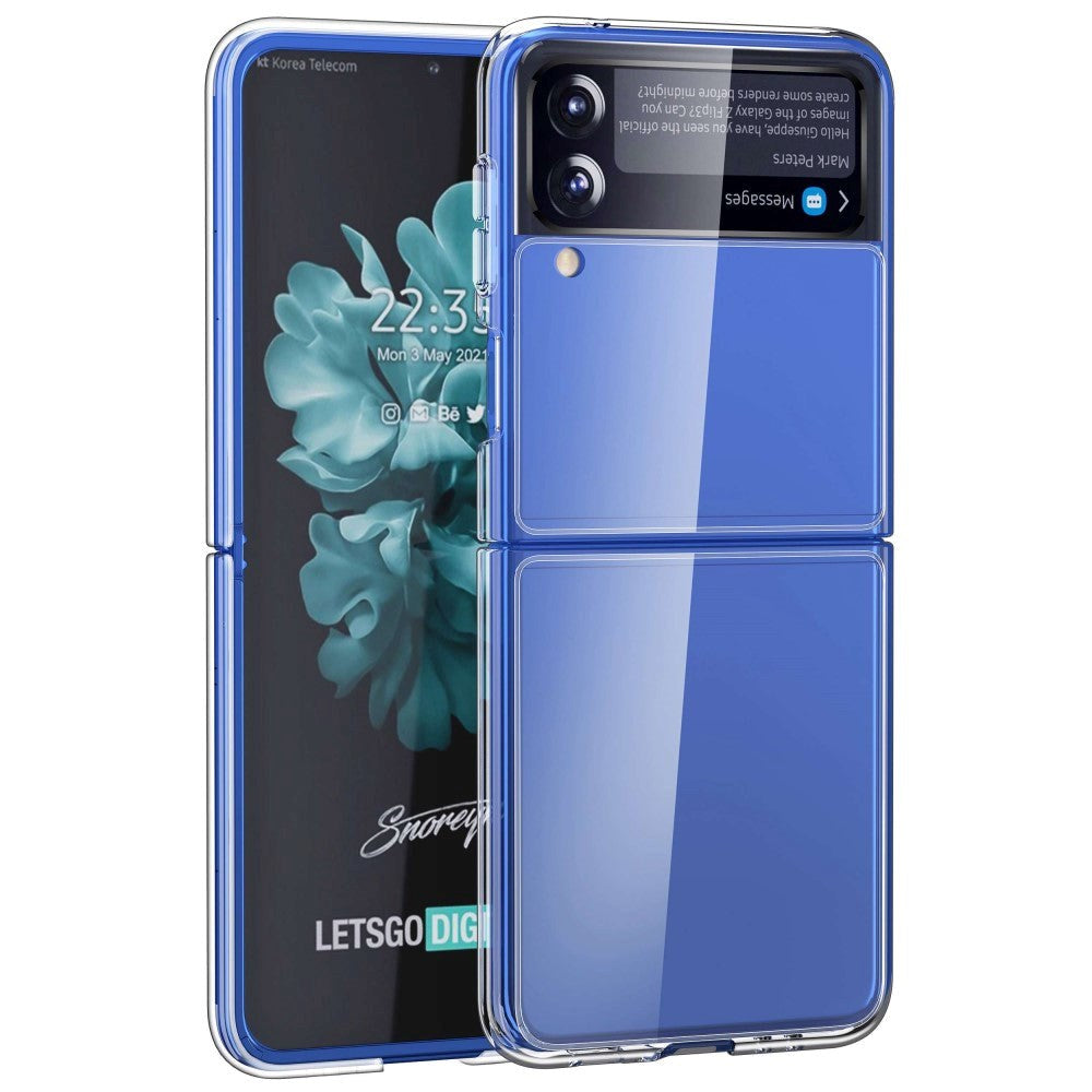 Samsung Galaxy Z Flip (5G) Back Case - Transparent