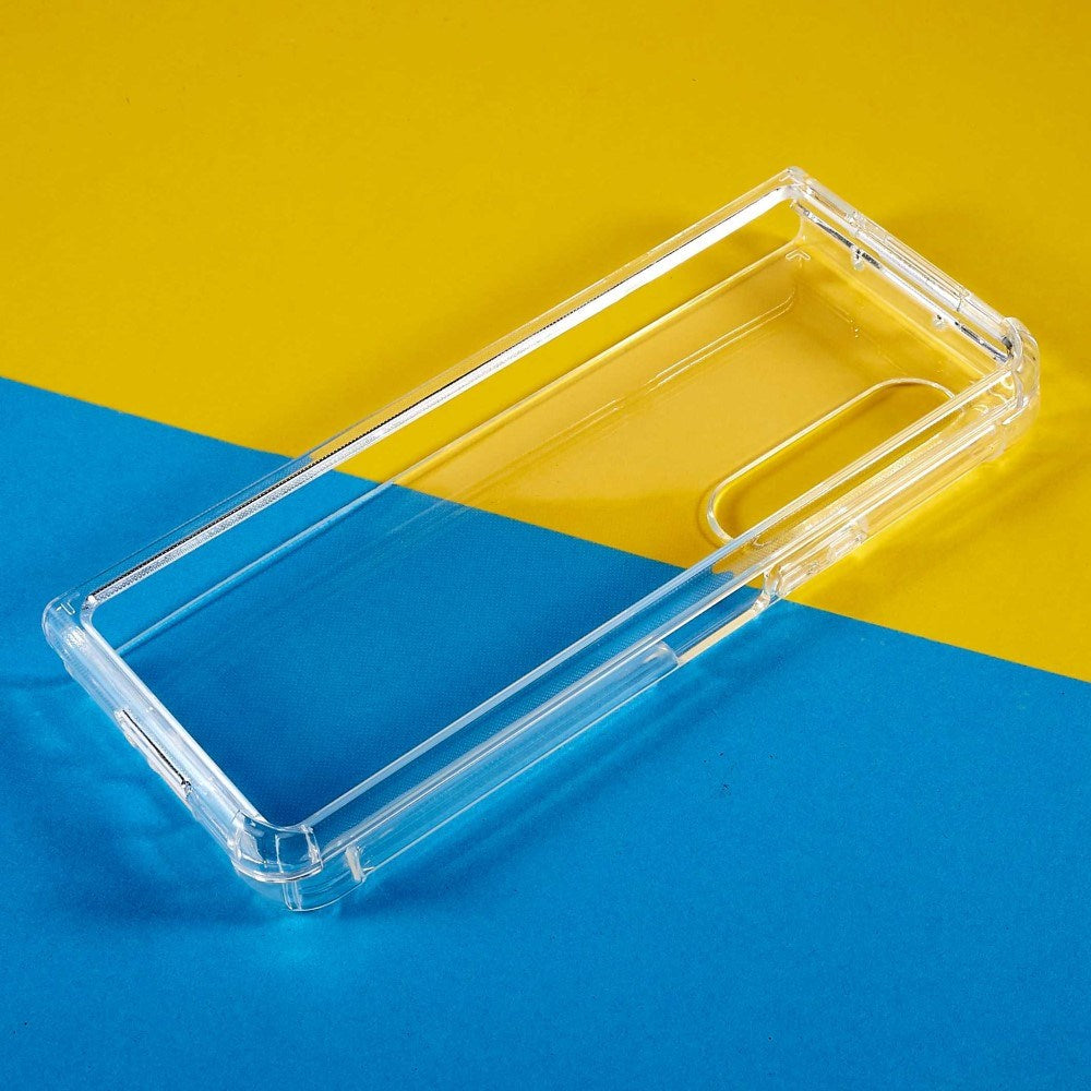 EIDERWOOD Samsung Galaxy Z Fold3 (5G) Plast Skal m. Stötdämpande Hörn - Genomskinlig